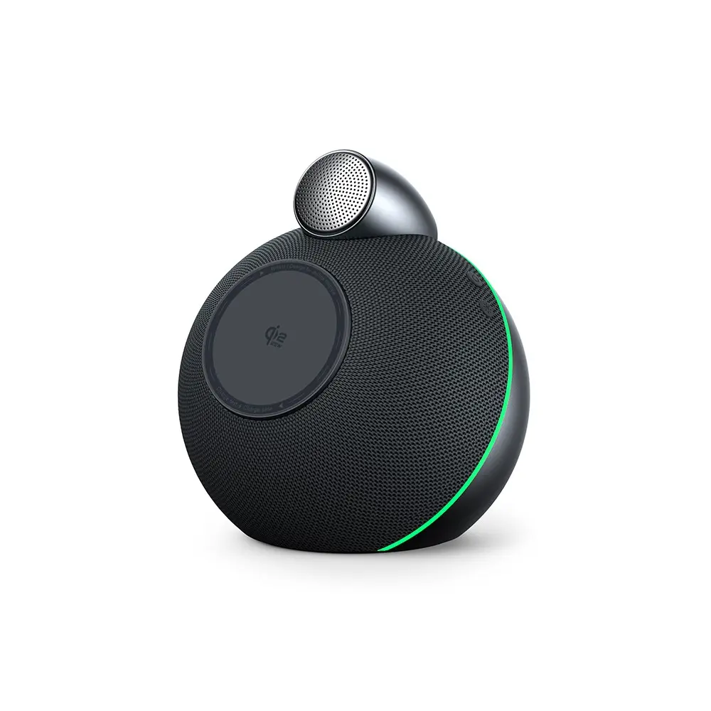 Wiwu Wi-G042 Qi2 Kablosuz Şarj Standı, Bluetooth Hoparlörlü 25W
