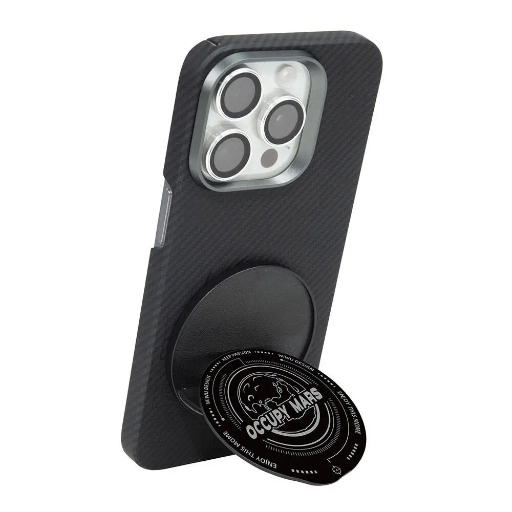 Wiwu B1 MagSafe Uyumlu Manyetik Parmak Ring Stand, Occupy Mars Tasarım