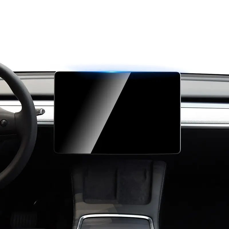 Tesla Model Y CaseWorld Araç Multimedya Uygulama Aparatlı Ekran Koruyucu