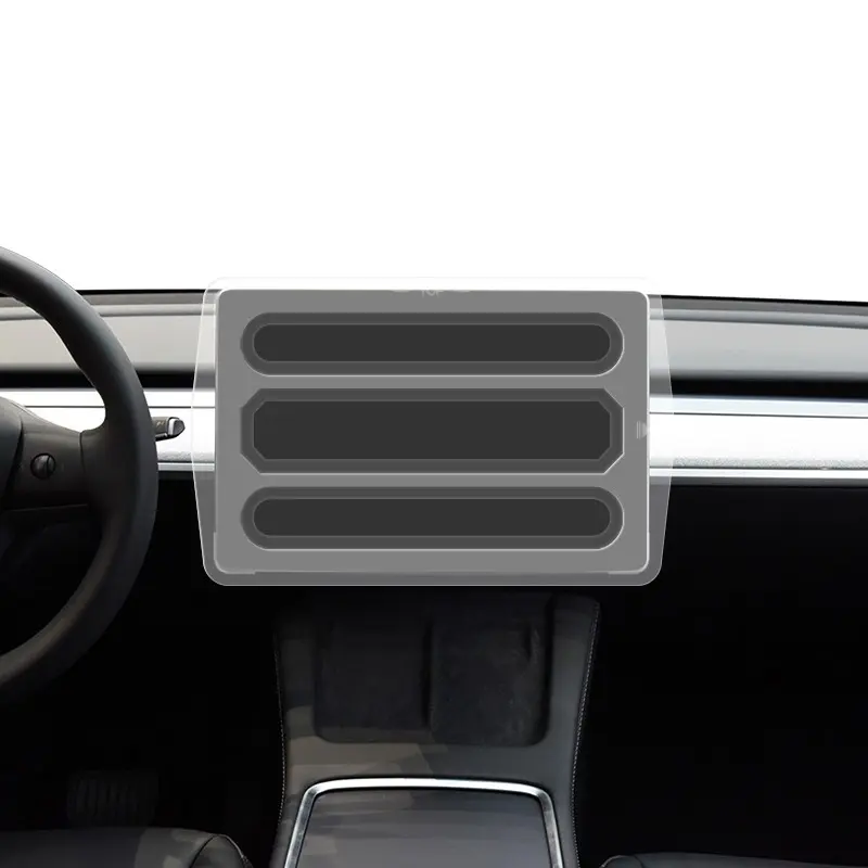 Tesla Model Y CaseWorld Araç Multimedya Uygulama Aparatlı Ekran Koruyucu