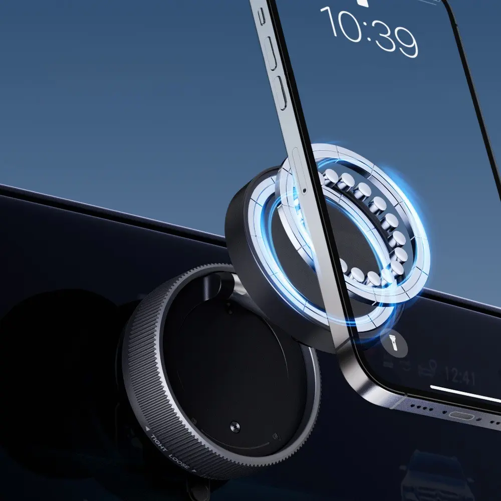 Zore K10A Vakum Özellikli Manyetik Telefon Tutucu, 360° Dönebilen